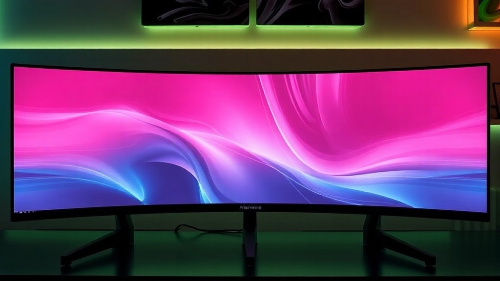 外星人祭出39寸5K OLED“带鱼屏”大招！RGB条纹面板专治写轮眼，这波能封神吗？